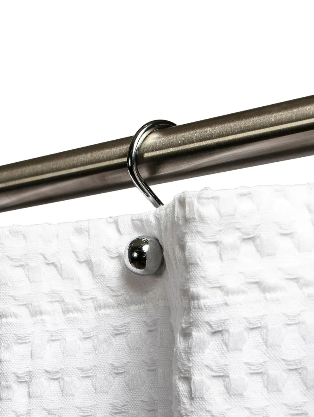 🪷3/$20🪷 NEW Luxury Shower Hooks Silver Chrome Finish -12 pack Hotel Quality